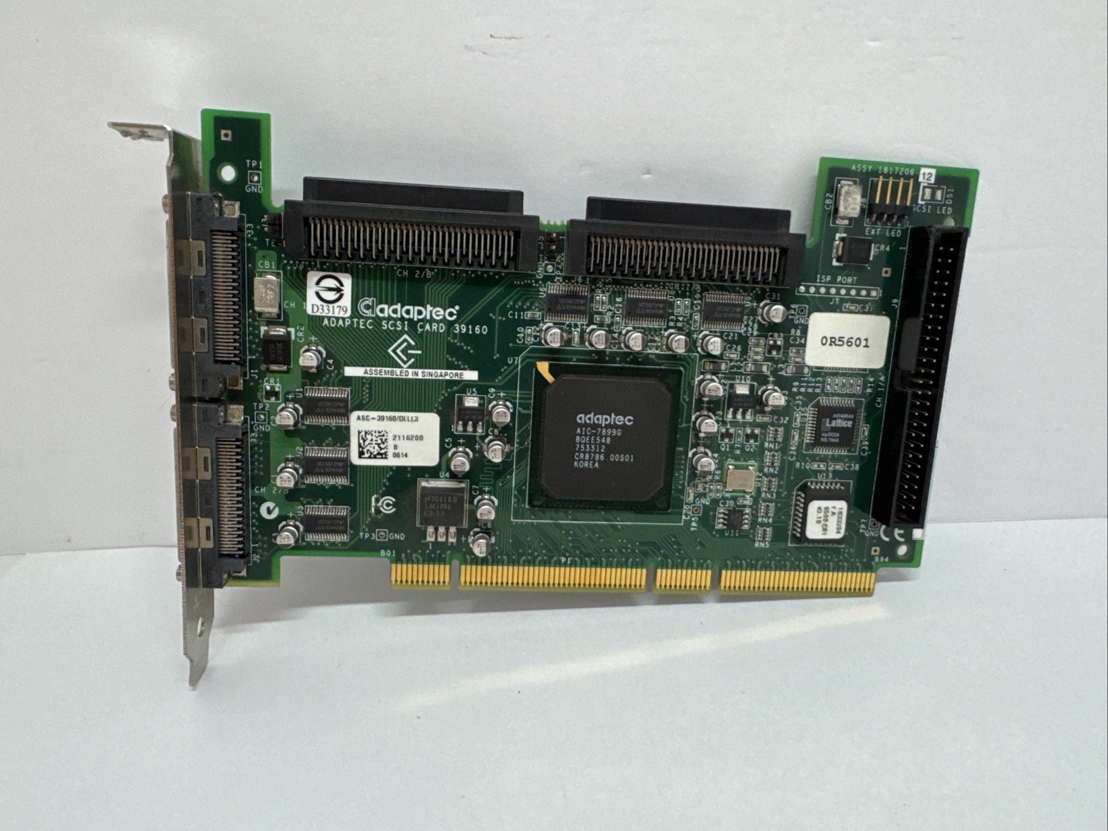 Adaptec SCSI Card 39160 Ultra160 U160 LVD PCI 64bit SCSI HBA Card Used