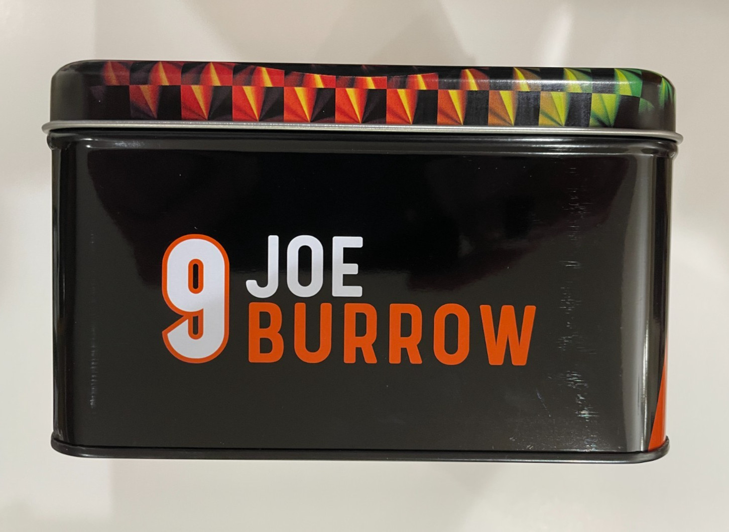 NFL Offically Licensed, Joe Burrow, Metal Lunch Box - MINT Condition