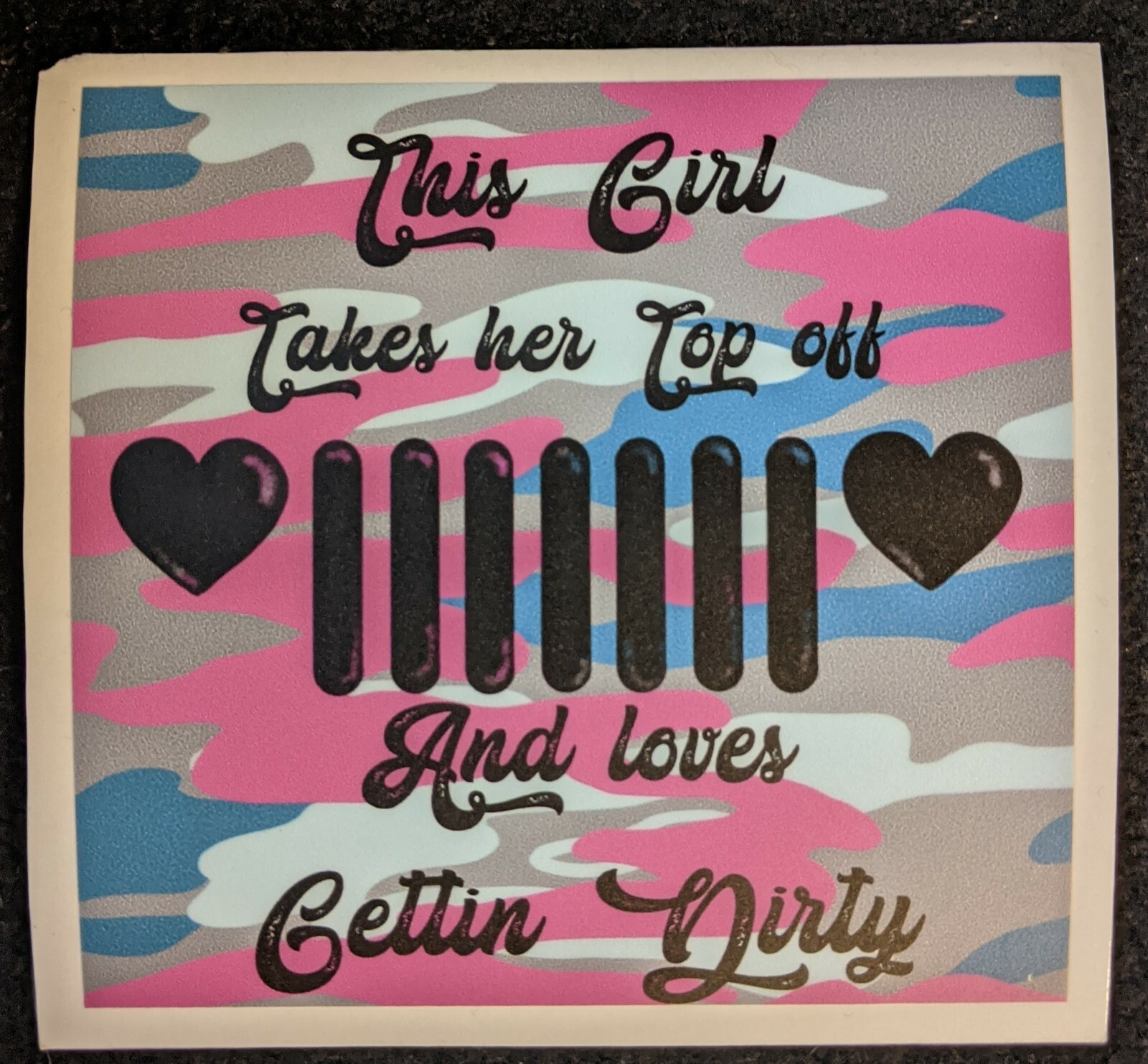 Girls Off Road This Girl Takes Top Off Gettin Dirty 4x4 Vinyl Sticker