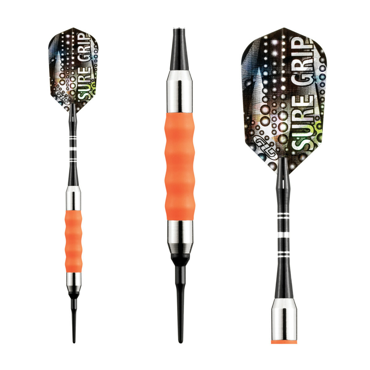 Viper Sure Grip Soft Tip Darts - Dartboard Game Accessory - Orange -16 Grams