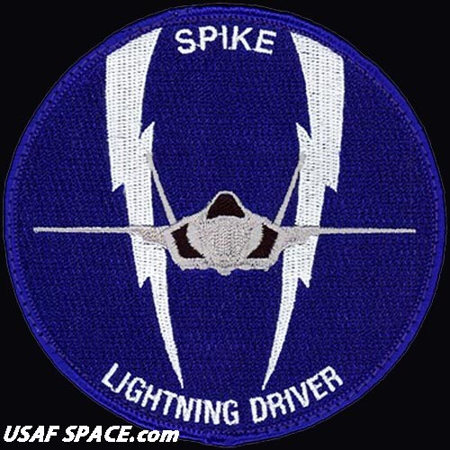 USAF 62nd FIGHTER SQ -SPIKE- F-35 LIGHTNING DRIVER -Luke AFB, AZ- ORIGINAL PATCH