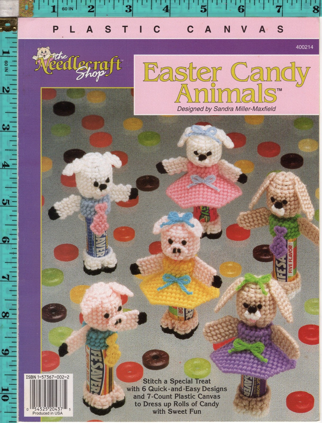 "Easter Candy Animals" ©1995 The Needlecraft Shop Plastic Canvas Leaflet 400214