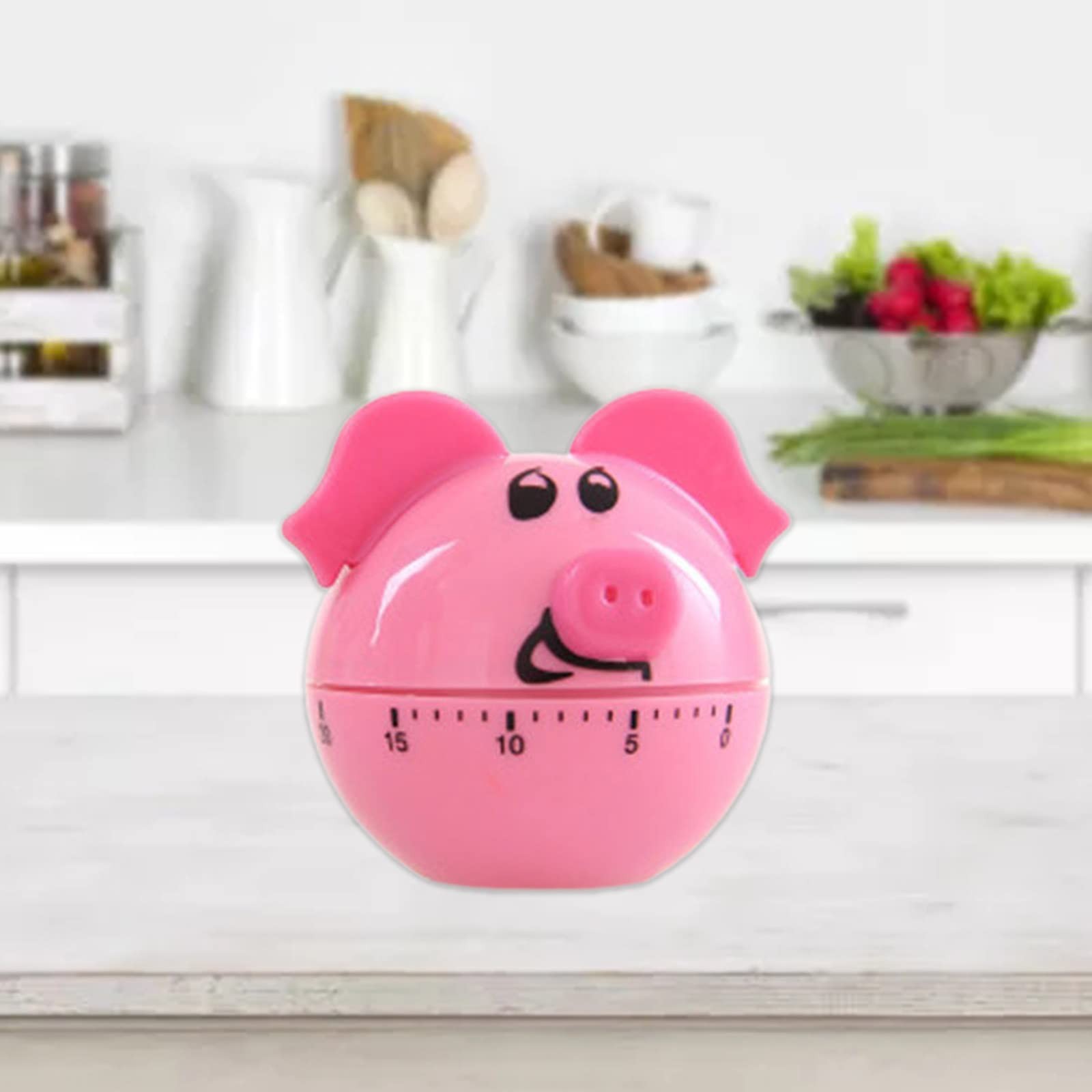 60 Minute Mechanical Kitchen Timer Shaped Manual Timer for Kids Time Manageme...