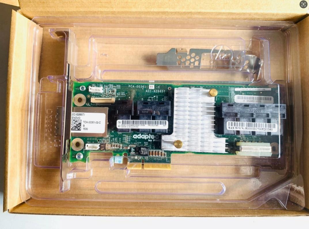 Adaptec AEC-82885T LENOVO 00LF095 36port 12Gbps SAS SATA Express shipping