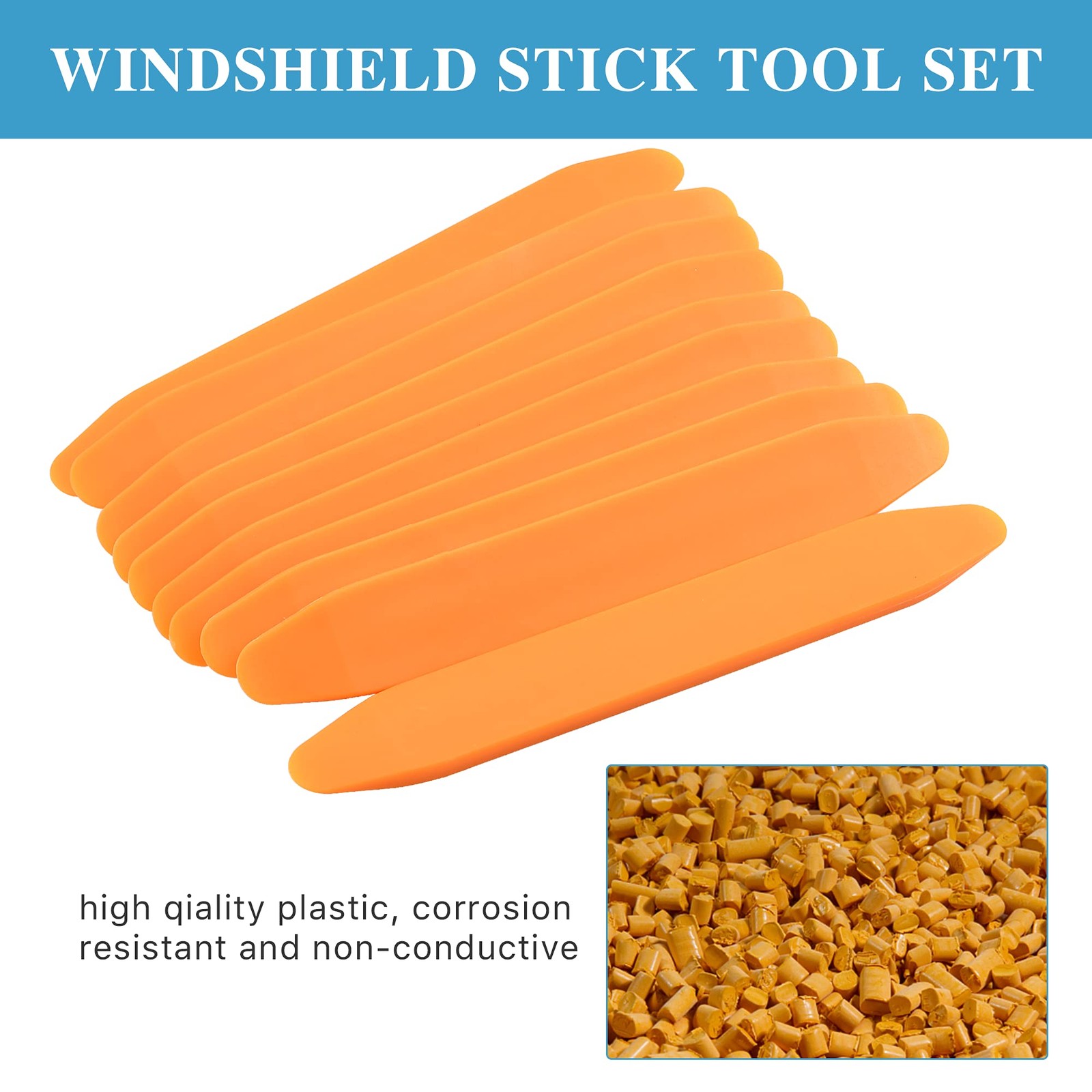 12 Pieces Windshield Installation Tools Kit, Included 1 Pcs Widshield Install...