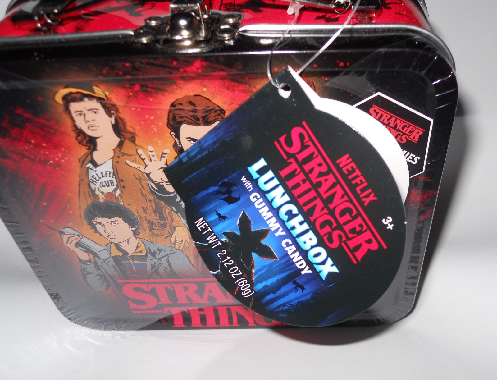 Stranger Things Mini 5" Tin Lunchbox With Gummy Candies NEW