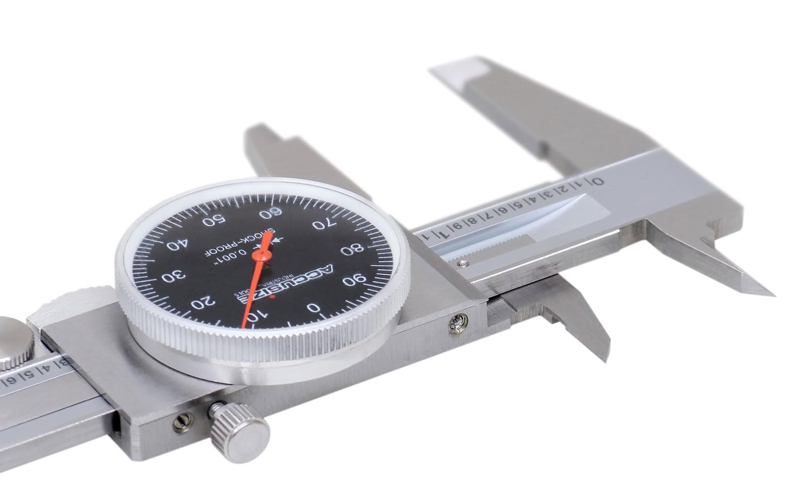 Accusize Industrial Tools 0-6" x 0.001" (Range x Resolution) Dial Caliper, Bl...