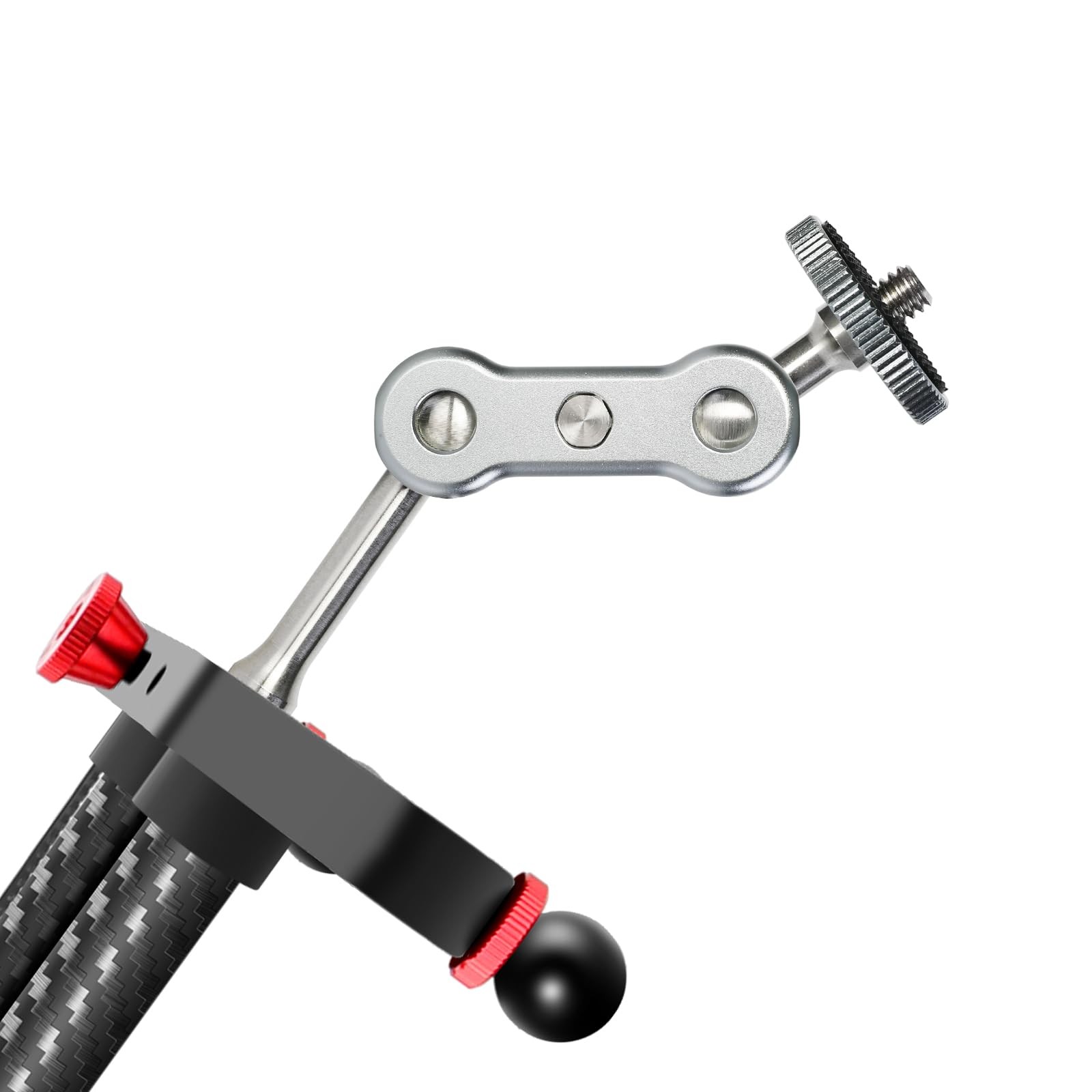 GVM Adjustable Magic Arm Camera Mount 1/4 Inch Screw Articulating Alloy 4.33