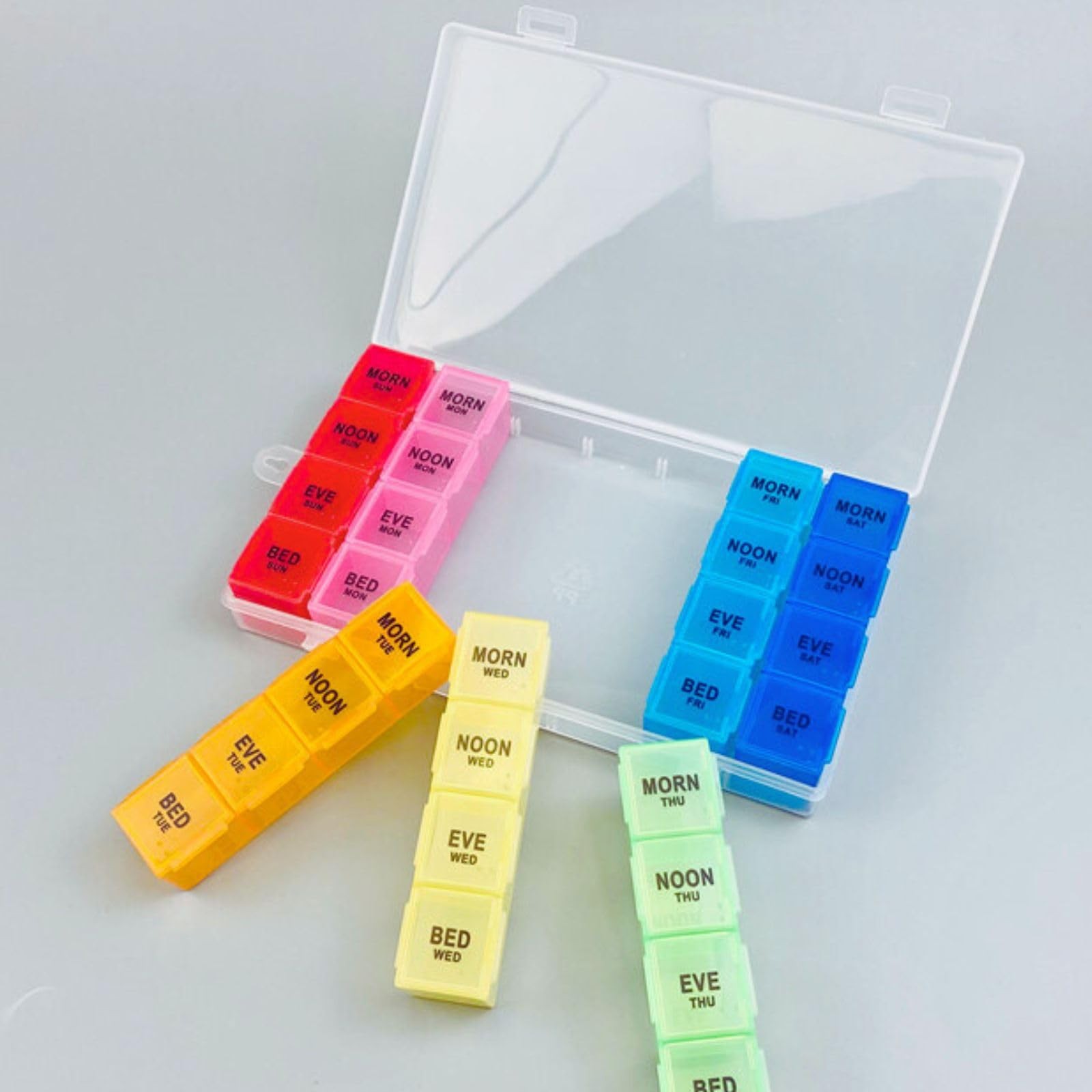 Pill Organizer 4 4 Times a Day, 4 a Day