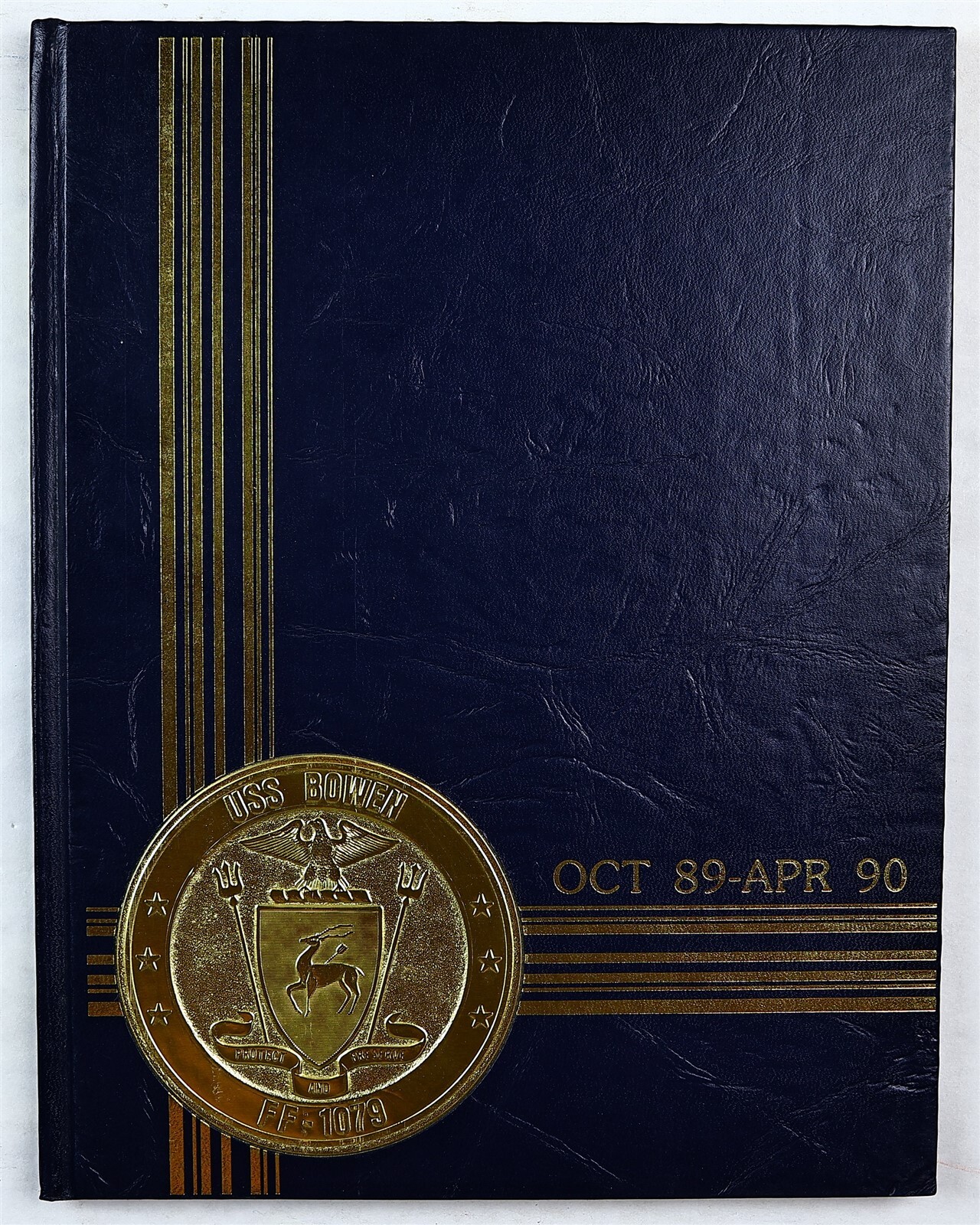 USS Bowen (FF-1079) 1989 1990 Mediterranean Deployment Cruise Book