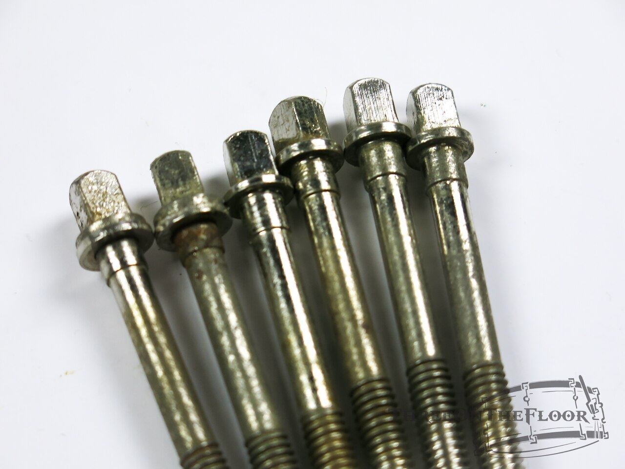 (x6) 1960s Gretsch ROUND BADGE Drum Tension Rod 3" : Lot116