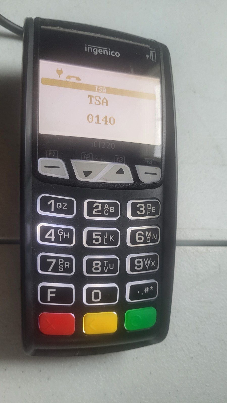 Ingenico Payments Credit Card Reader Payment Machine