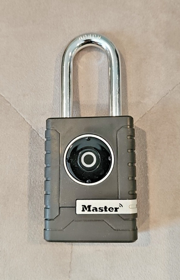 Brand New - Master Lock 4401LHEC Bluetooth Smart -  Outdoor All Weather Padlock