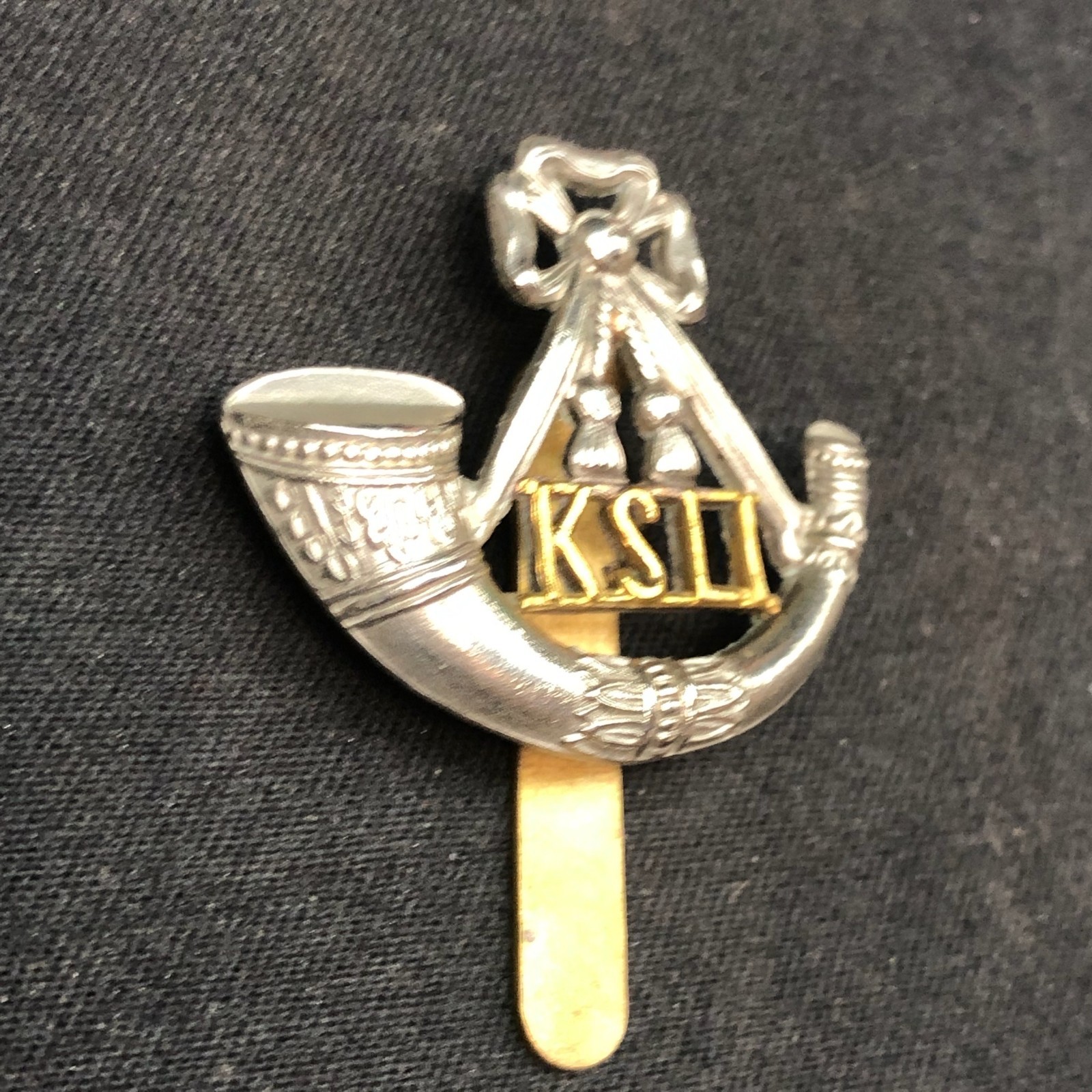 King's Shropshire Light Infantry - Original British Army Cap Badge