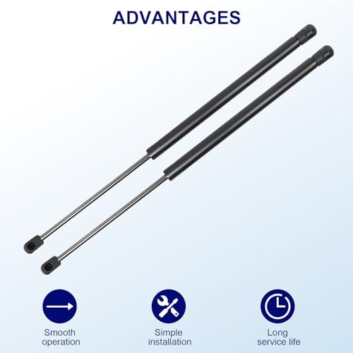2PCS 7043889 Front Window Lift Support Gas Shock Strut, Compatible with 2013