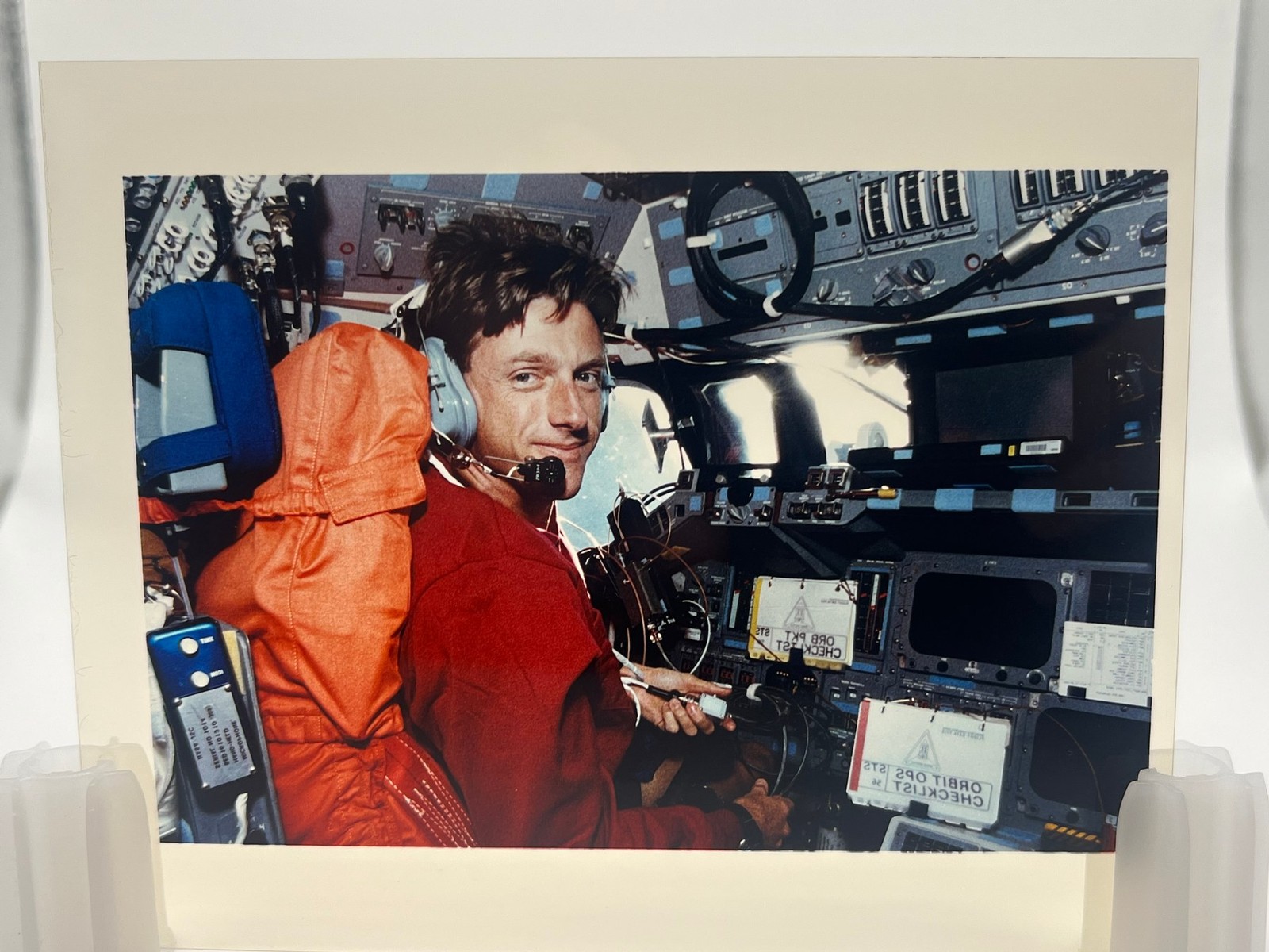 STS-56 Discovery Cockpit 1993 - Original 4x5 NASA Photo Transparency