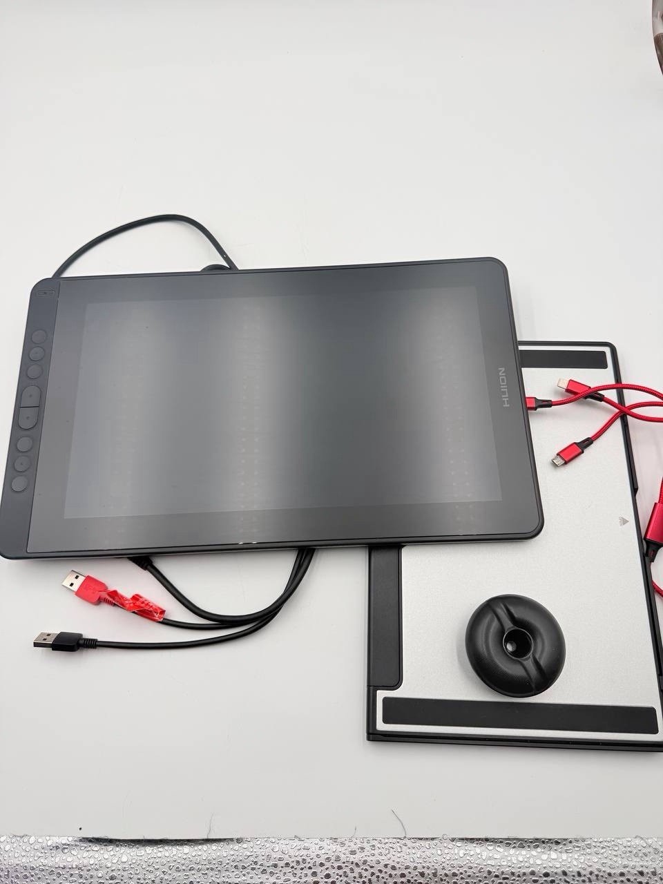 Huion Kamvas 13 Drawing Tablet Display GS1331 w/ Stand & Cables – No Pen