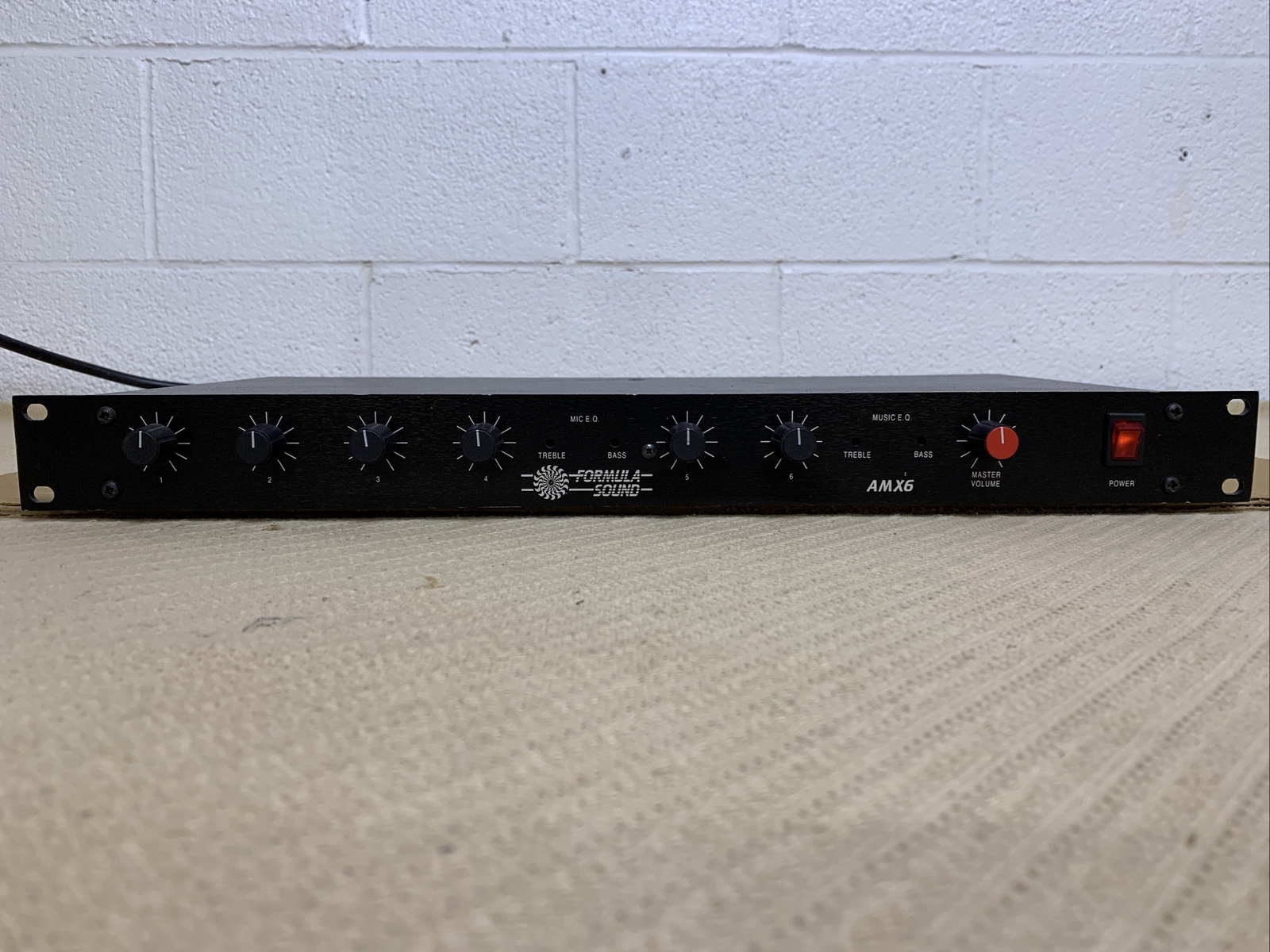 Nice Vintage FORMULA SOUND AMX6 6ch. Sound Mixer. Made In Stockport ENGLAND!