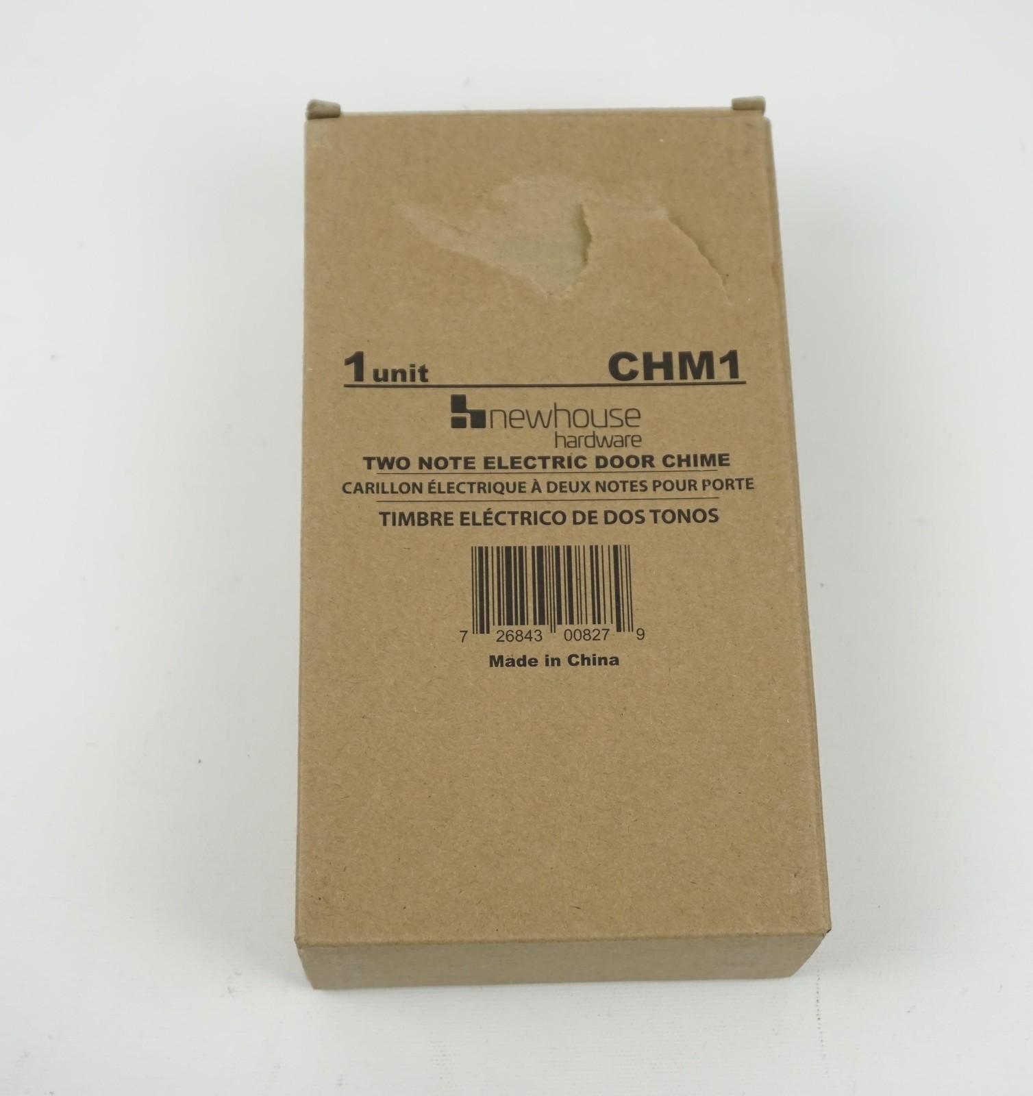 Newhouse Hardware Chm1 White Electric Two Note Door Bell Chime