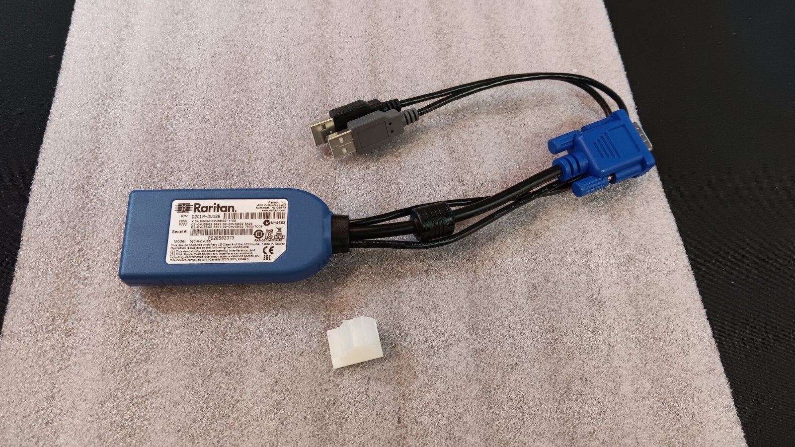 NEW Raritan D2CIM-DVUSB Dual-USB VGA CIM Cable for Dominion KX II/III