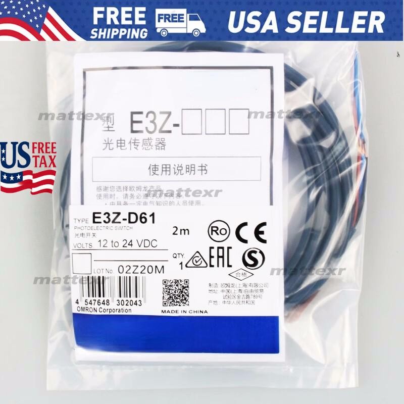 Omron E3Z-D61 Photoelectric Switch Sensor New Free Shipping One E3ZD61