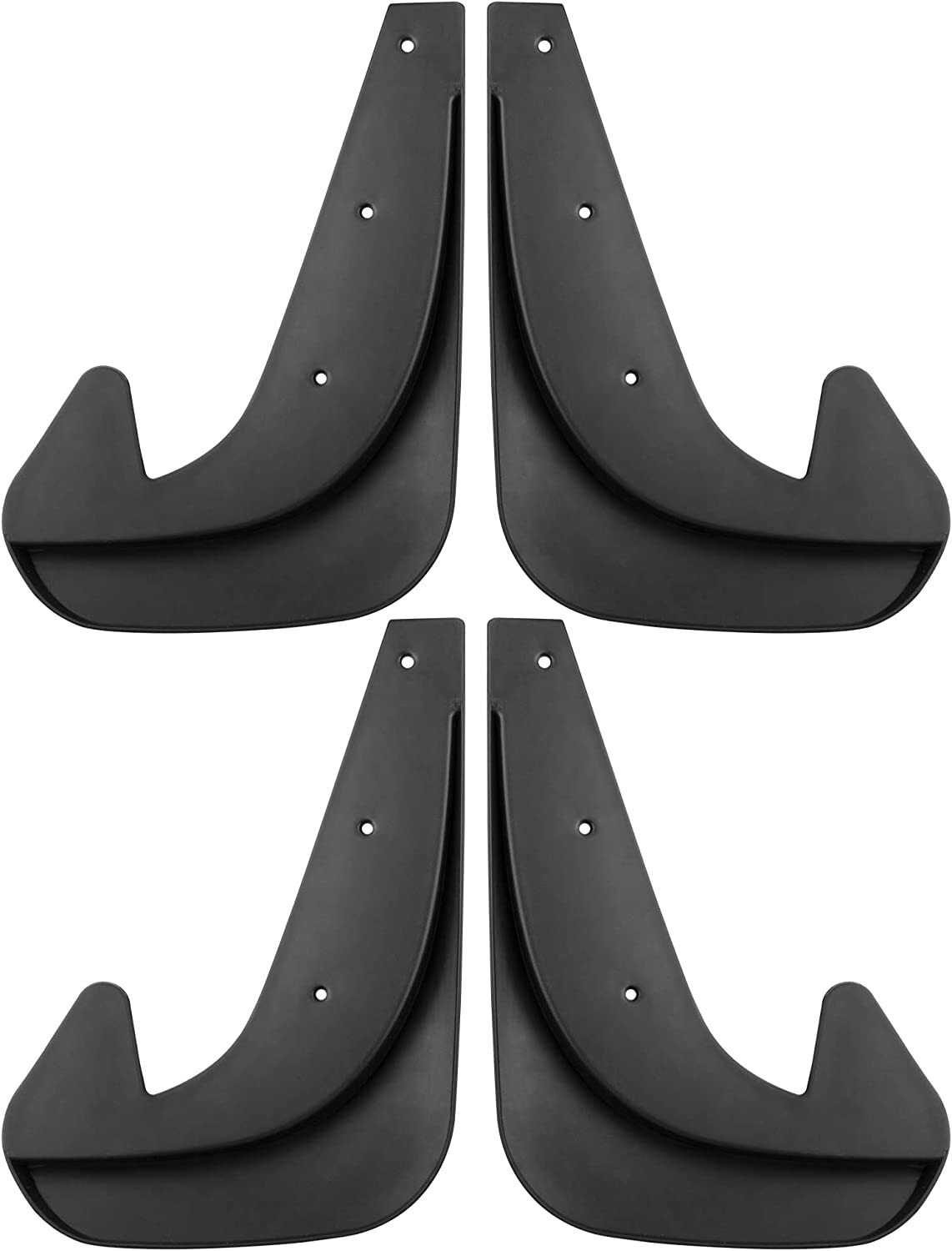 4Pcs Car Mud Flaps Splash Guards Fender Mudguards Front Rear For Universal Car