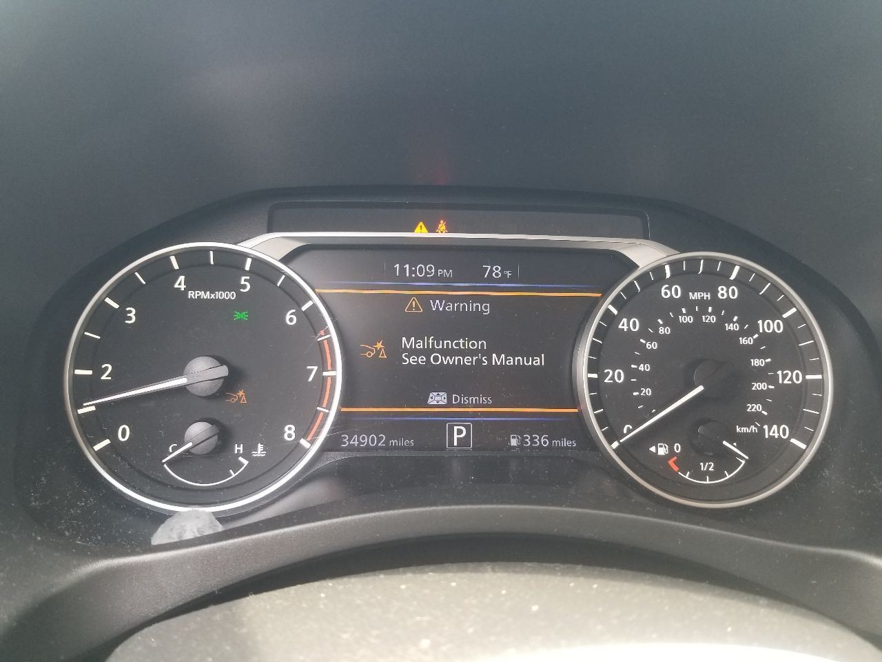 20 NISSAN ALTIMA SR 2.5L AIR SHUTTER
