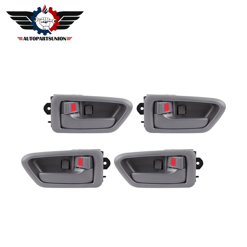 4x Inside For 1997-2001 Toyota Camry Front Rear Left Right Door Handles Gray