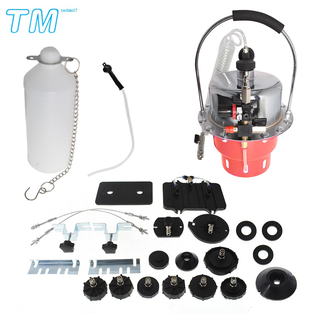 Portable Pneumatic Air Pressure Brake Kit and Clutch Bleeder Valve System Kit
