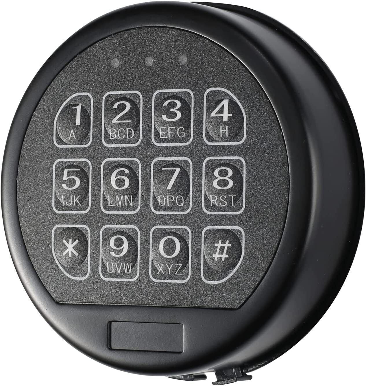 Gun Safe Lock Replacement with 2 Override Keys & Solenoid Safe Electronic Lock