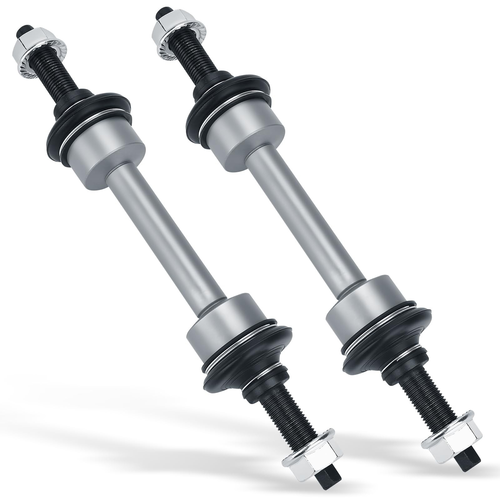 Zinc-Nickel Alloy Front Stabilizer Sway Bar End Link End Kit for 2009-2018 F-...