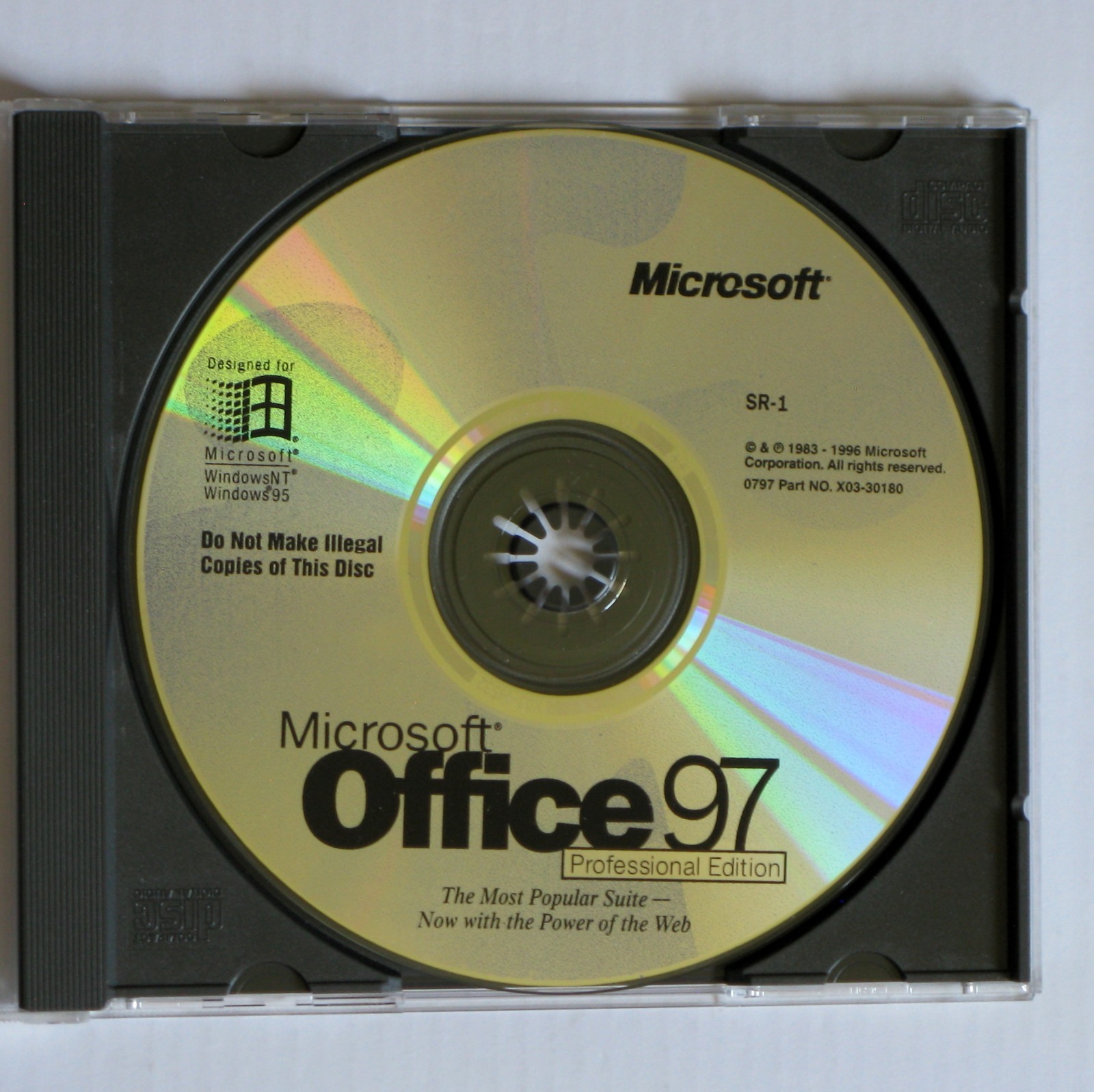 Microsoft Office 97 Professional Edition, SR-1, with CD KEY