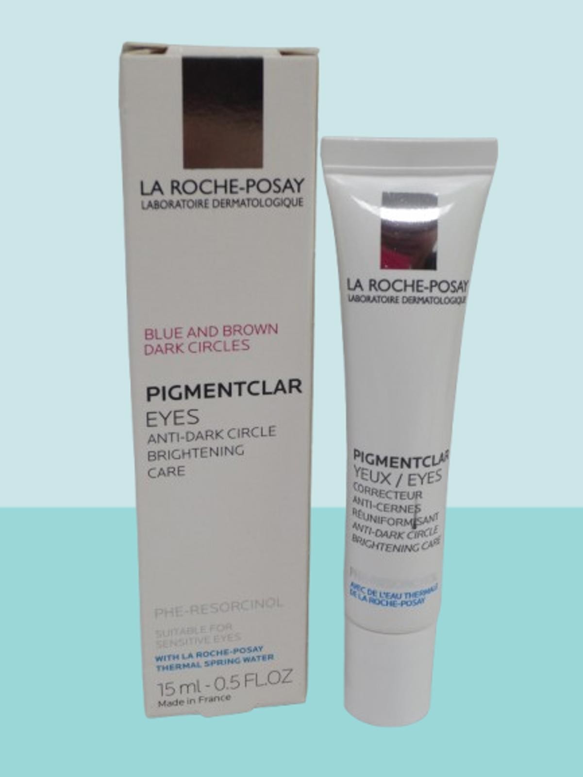 LA ROCHE POSAY PIGMENTCLAR EYES ANTI-DARK CIRCLE BRIGHTENING CARE 0.5 OZ 2028