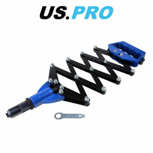 US PRO Tools Heavy Duty Lazy Tongue Hand Riveter For Pop Rivets 5444