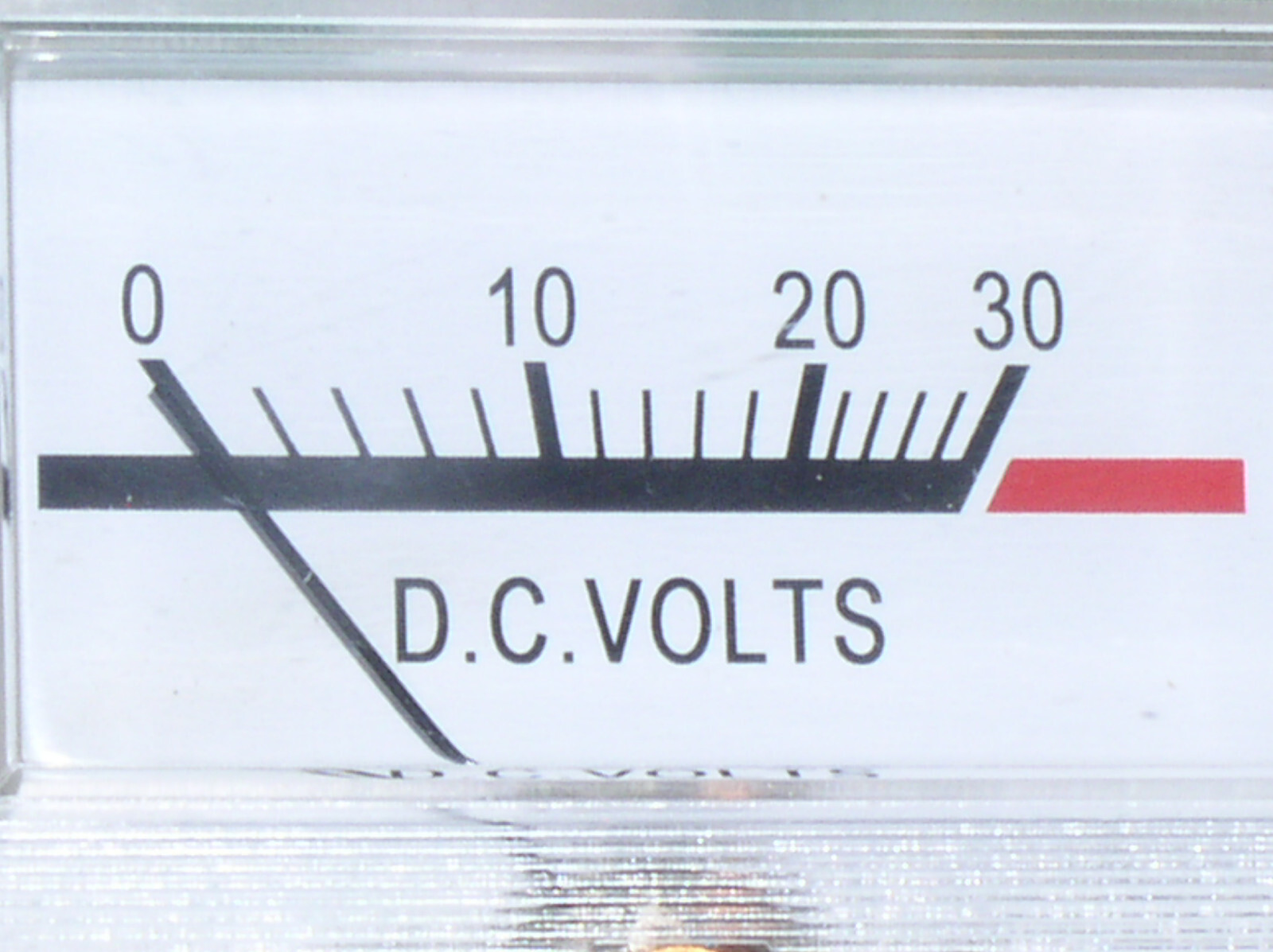NEW SMALL 0-30V DC 30 V VOLT ANALOG VOLTAGE PANEL METER DC VOLTMETER USA SHIP