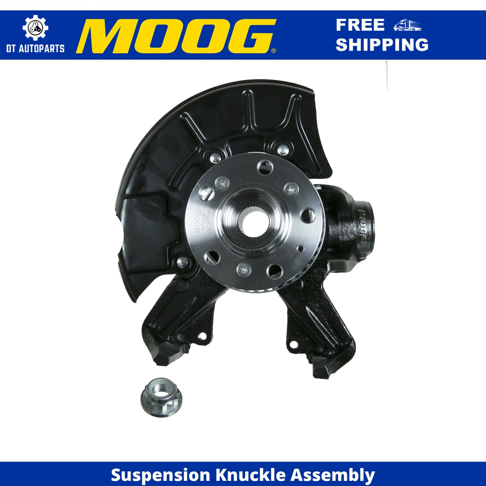 For 1999-2006 Volkswagen Jetta Suspension Knuckle Assembly Front Right MOOG 1999