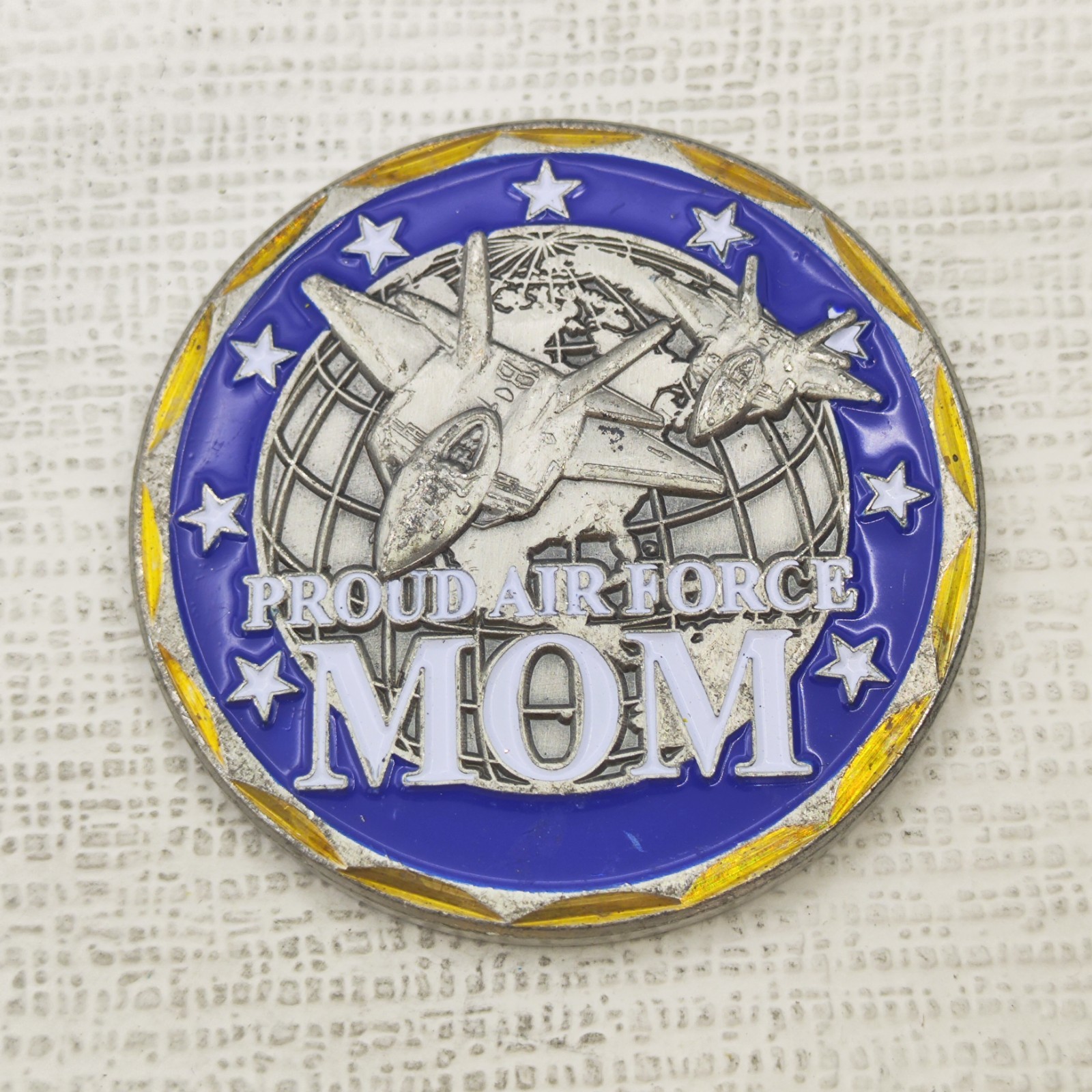 United States Air Force Proud Air Force Mom Challenge Coin