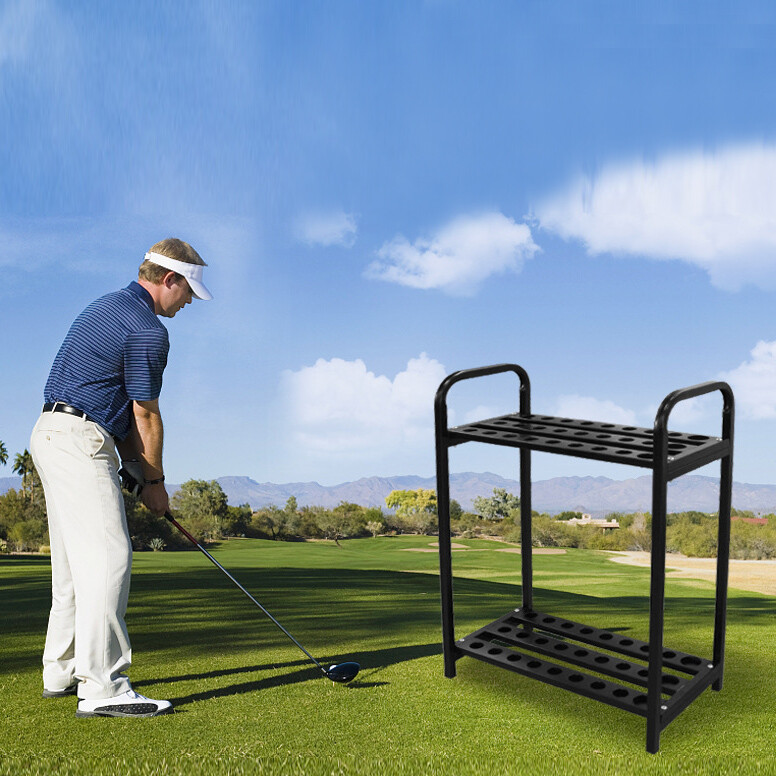 Golf Club Display Rack Golf Putter Storage Organizer 27 Clubs Floor Stand Holder