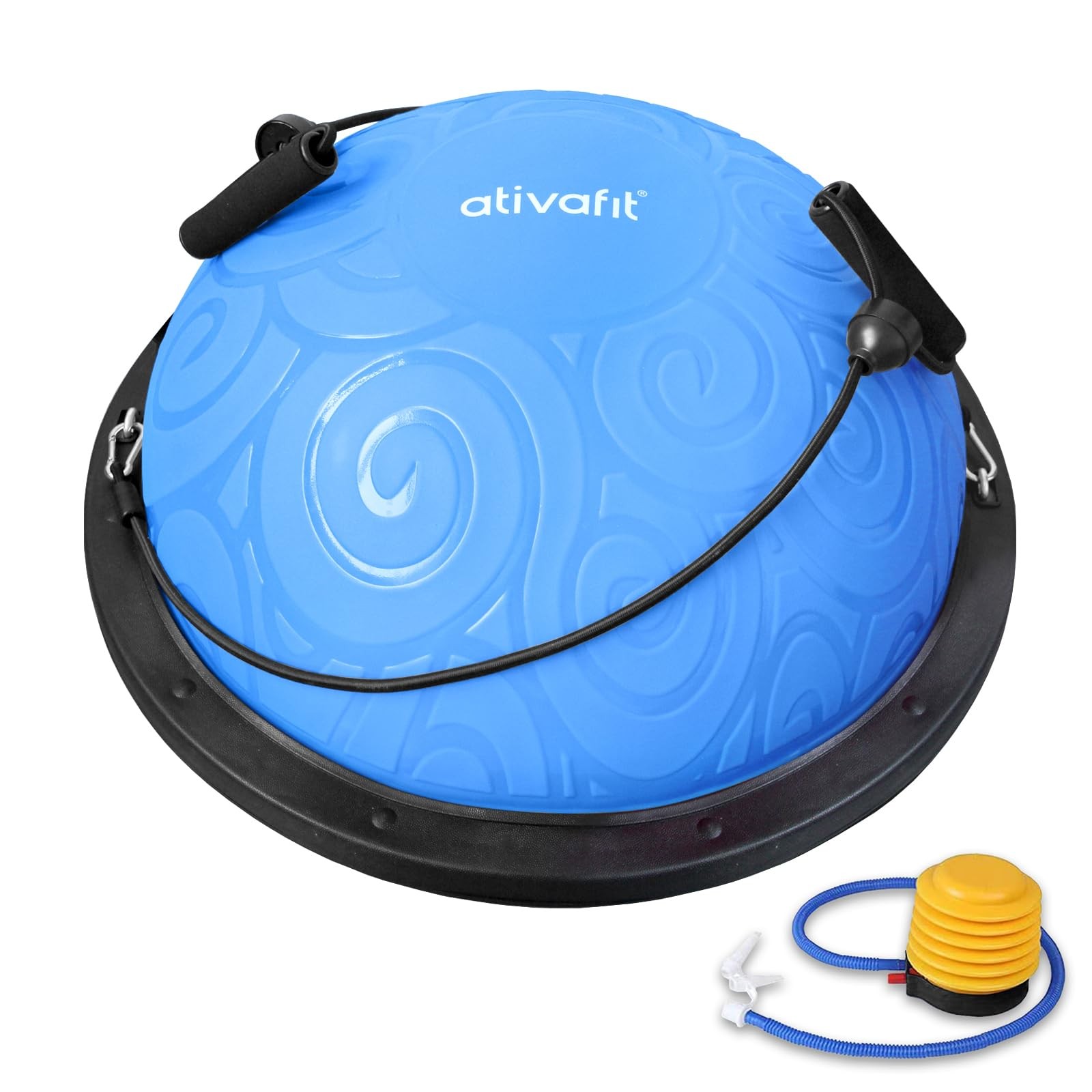 ATIVAFIT Balance Ball Half Exercise Ball Balance Trainer Inflatable Yoga Ball fo
