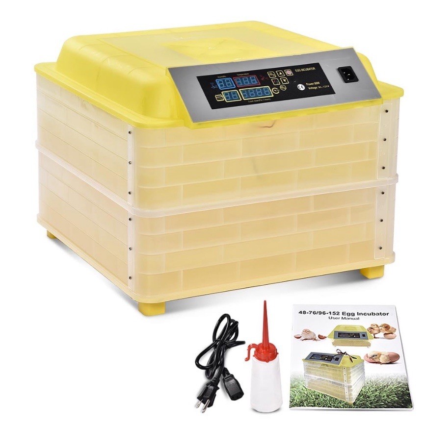110V 96-Egg Incubator Hatcher Digital Display w/Automatic Egg Turning Chicken
