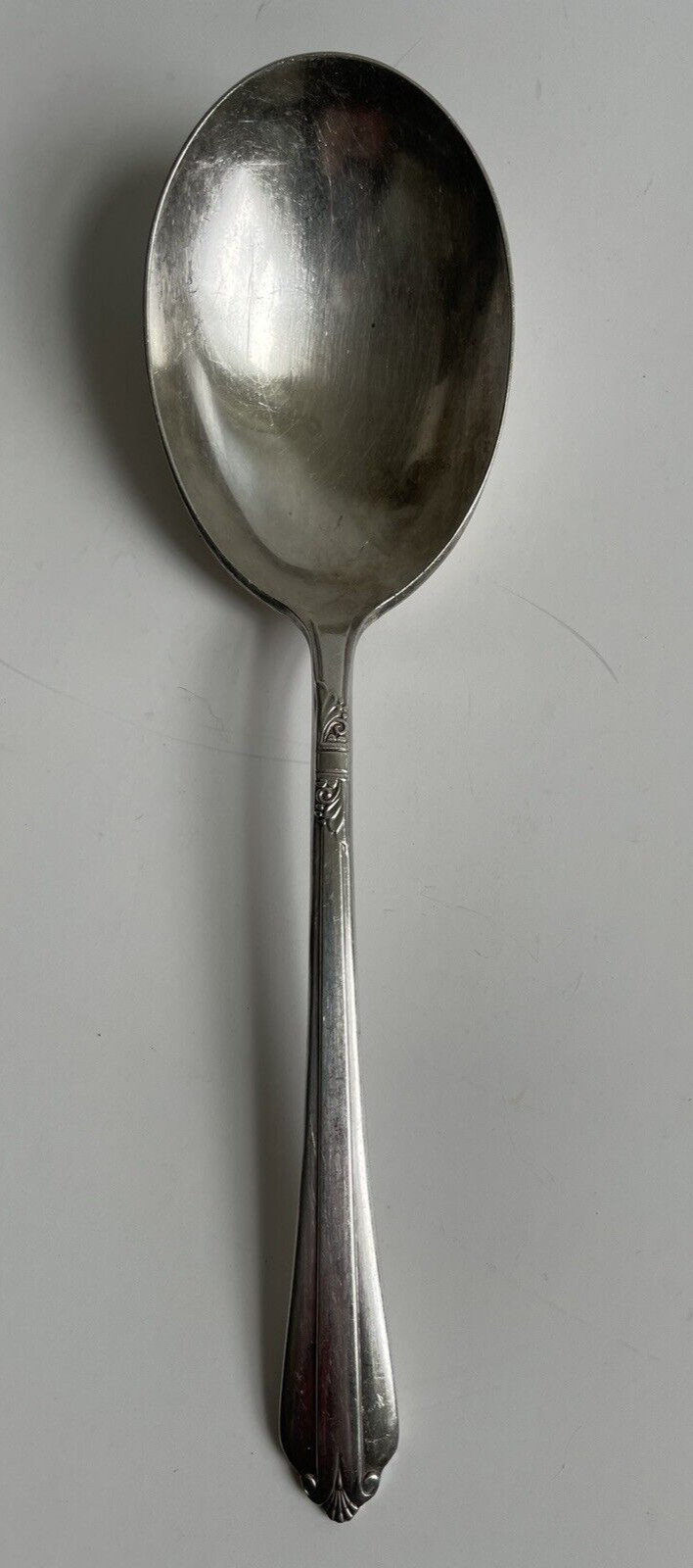 Wm Rogers Stratford Large Serving Spoon Starlight Claridge Heritage Pattern