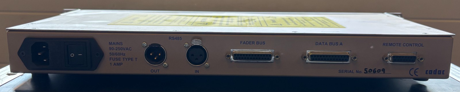 Cadac F16 Fader Interface 8639-01 from J-Type Setup