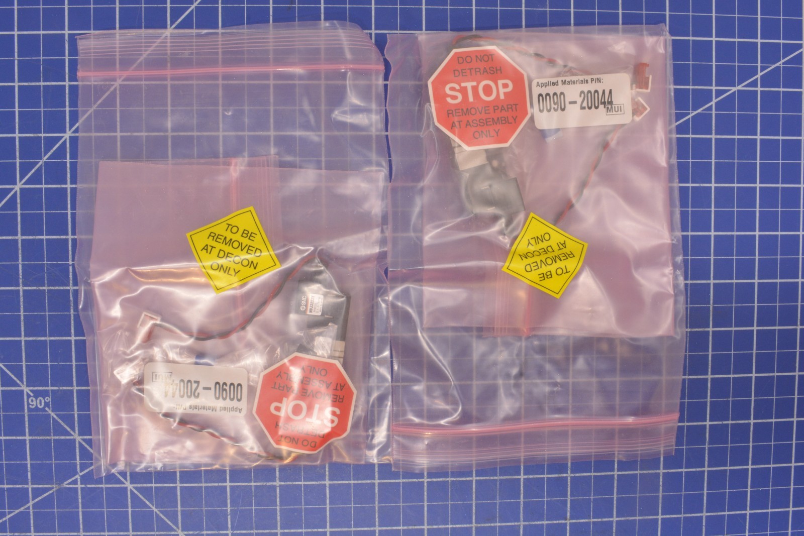 0090-20044 (LOT OF 2) / ASSY, 4-WAY DOUBLE VALVE SMC NVJ3223Y-01-0011U / AMAT