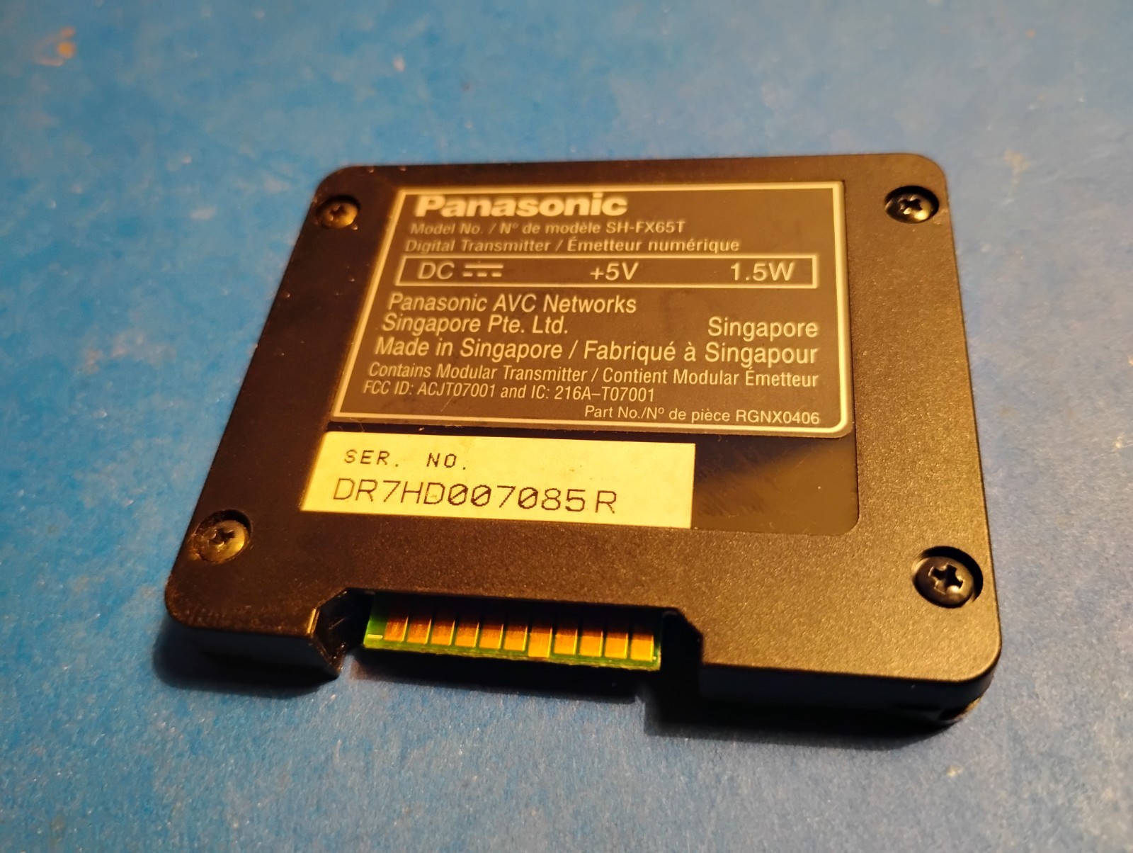 Panasonic SH-FX65T Wireless Speaker System Digital Transmitter Tested