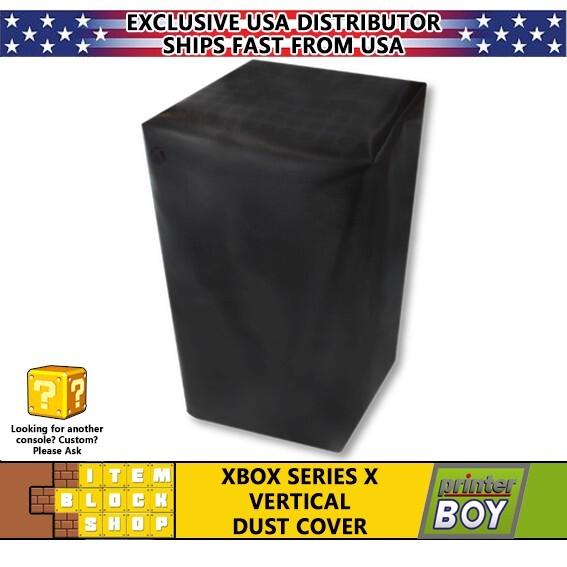 XBox Series X XSX Vertical Console System Dust Cover Vinyl