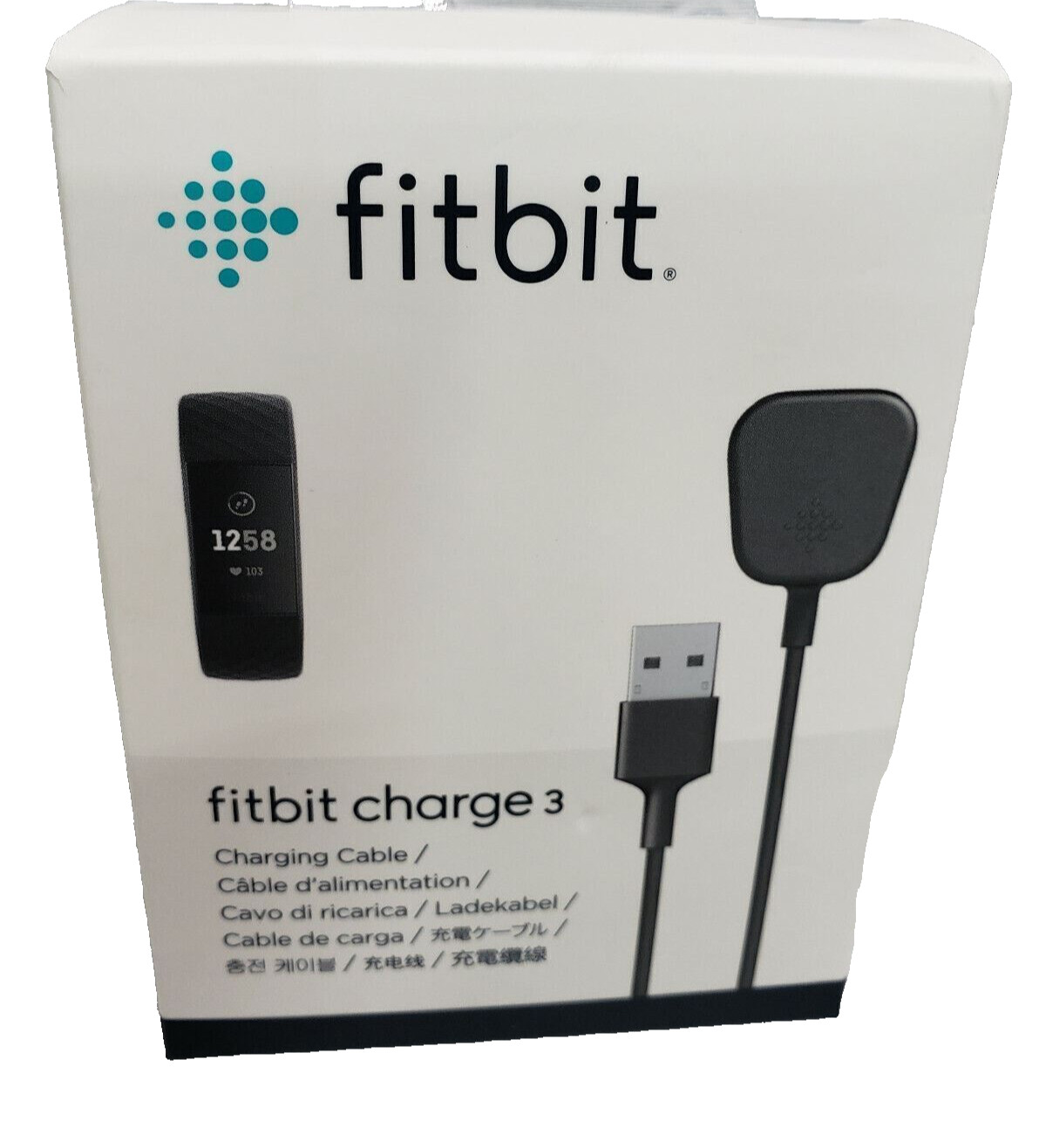 Fitbit Charge 3, Charging Cable. Sealed-New! Great to have when on the go!!