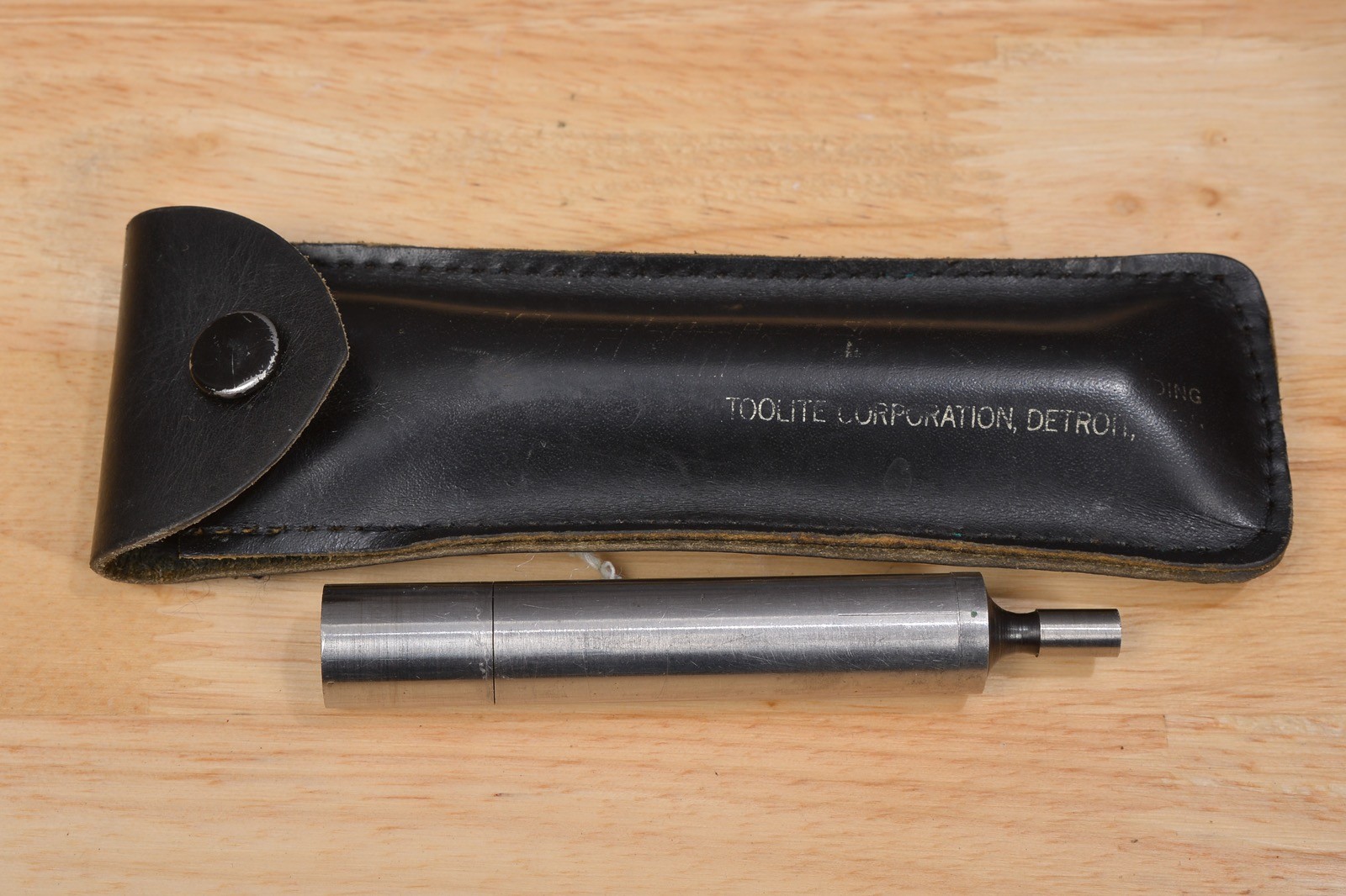 TOOLITE CORPORATION MACHINEST WIGGLER EDGE FINDER MADE IN DETROIT MICHIGAN USA