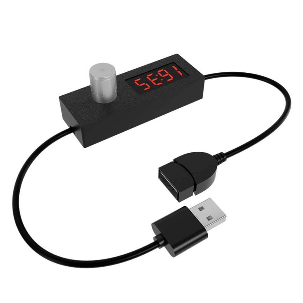 Digital USB Countdown Timer 24 Hour Adjustable with Low Voltage Safe Design