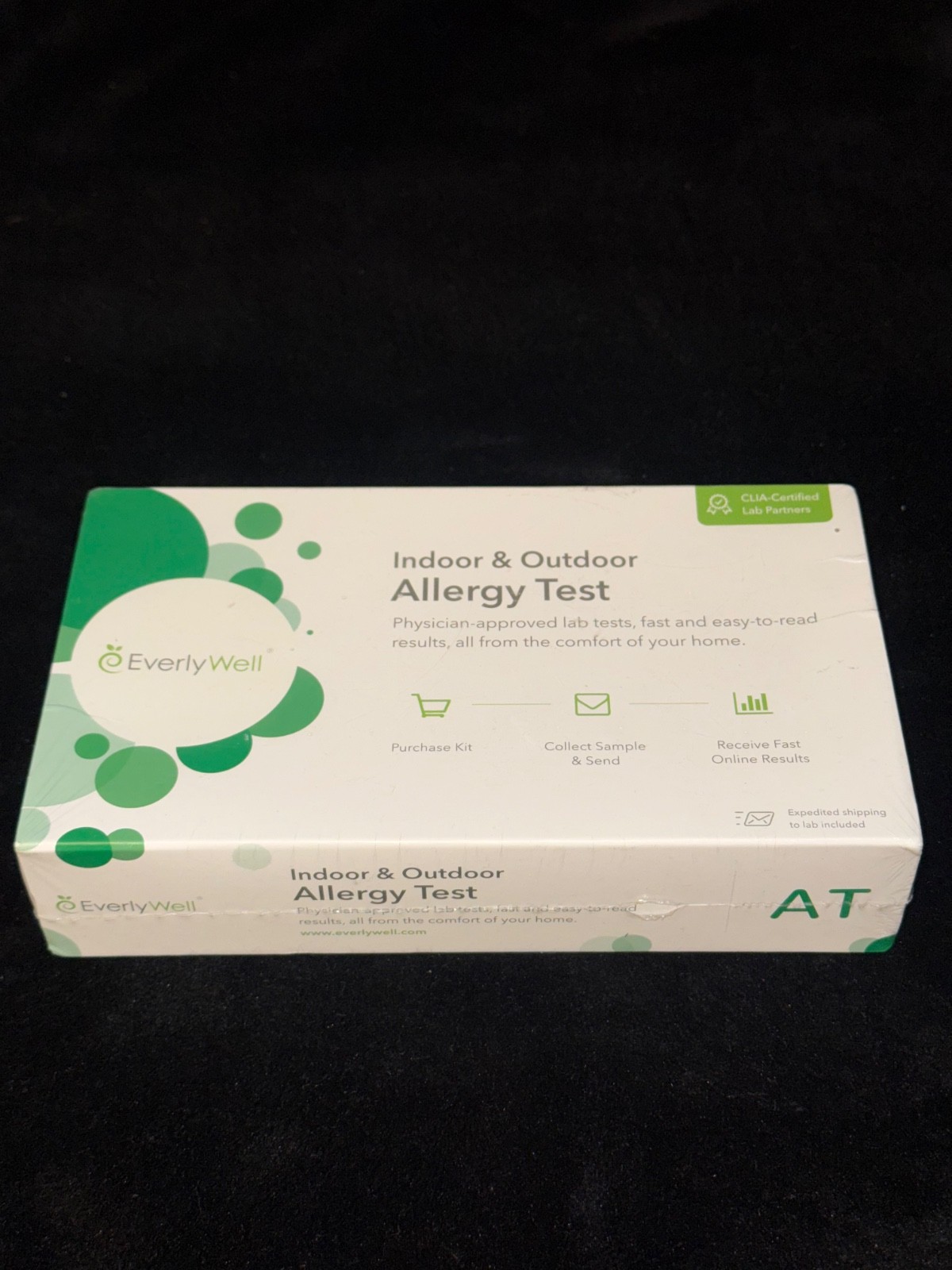 Everlywell Indoor and Outdoor Allergy Test 40 Allergens Sealed Exp 9/30/2026