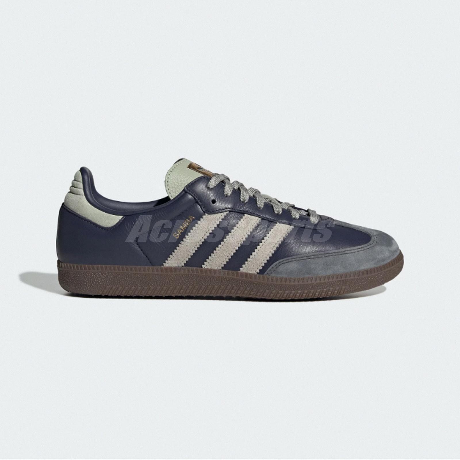 adidas Originals Samba OG Shadow Navy Sesame Carbon Men Casual Shoes KI8888